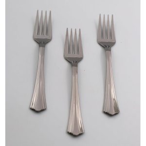 מזלגות כסופים מפלסטיק