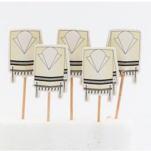 קיסמים מעוטרים ציצית לקישוט