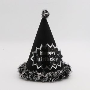 כובע יום הולדת שחור