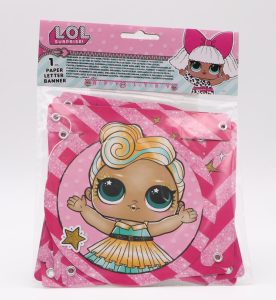 באנר אותיות happy birthday