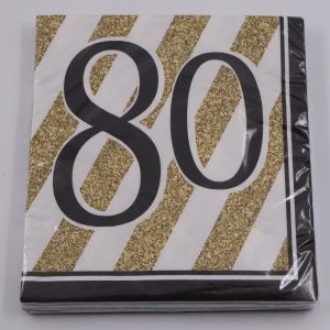 מפיות ליום הולדת 80