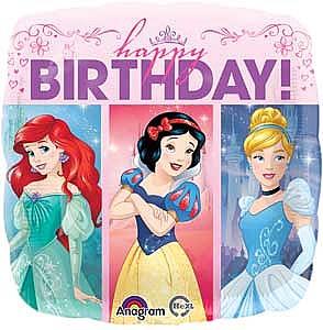 בלון נסיכות דיסני מרובע