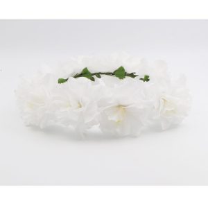 זר לראש פרחים גדולים