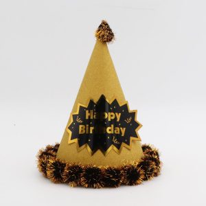 כובע יום הולדת זהב